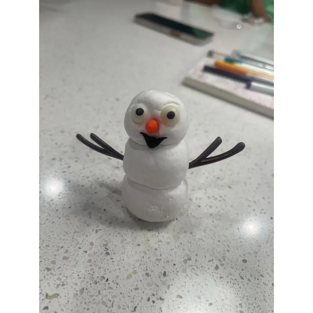 Kangaroo 3 Pack Build a Snowman Kit Snowballs Toys Outdoor Modeling Clay Craft